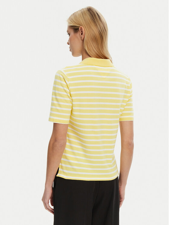 Tommy Hilfiger Tommy Hilfiger Polo marškinėliai 1985 WW0WW43224 Geltona Regular Fit