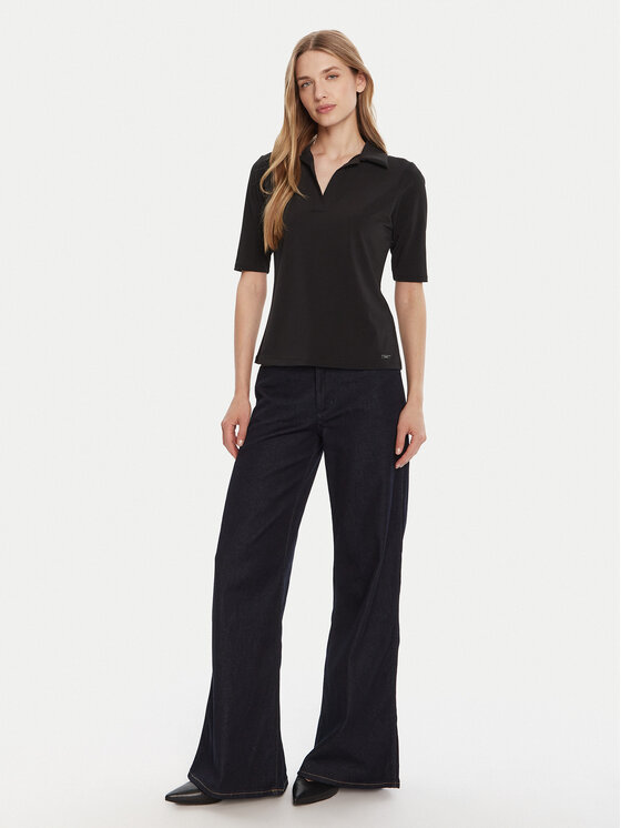 Calvin Klein Calvin Klein Polo LV044C221G Nero Slim Fit
