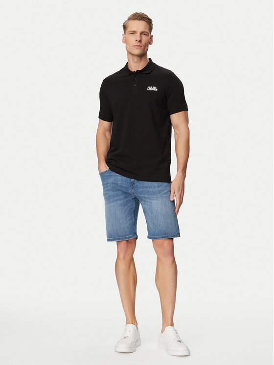 KARL LAGERFELD KARL LAGERFELD Polo 745780 500235 Negro Regular Fit