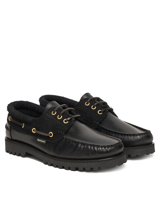 Barbour Mokasíny Barbour Deck Boat MFO0795BK51 Černá