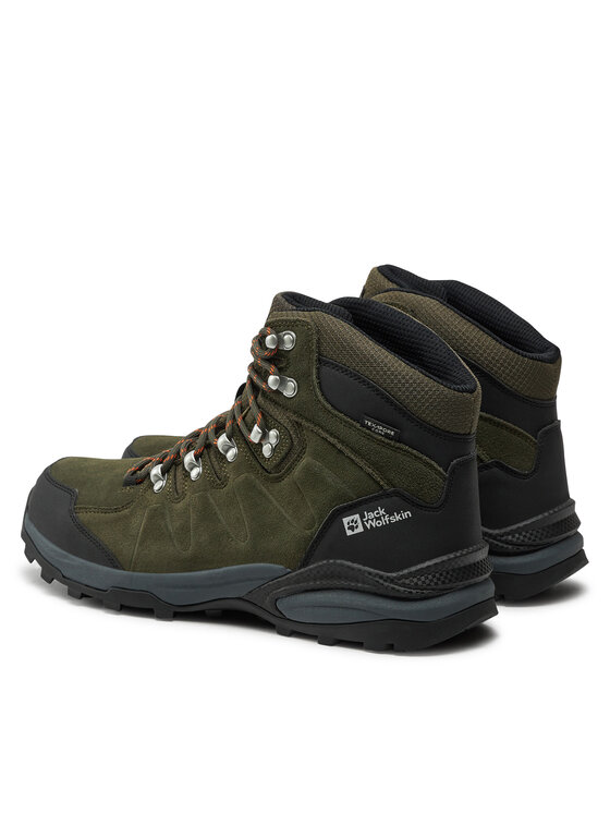 Jack Wolfskin Botas de trekking Jack Wolfskin Refugio Texapore Mid M 4049841 Caqui