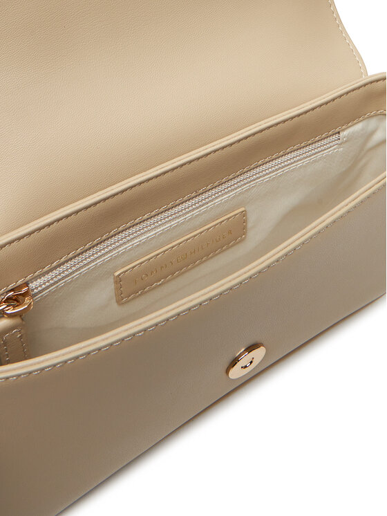 Tommy Hilfiger Kabelka Tommy Hilfiger Th Icon Conv AW0AW17677 Béžová