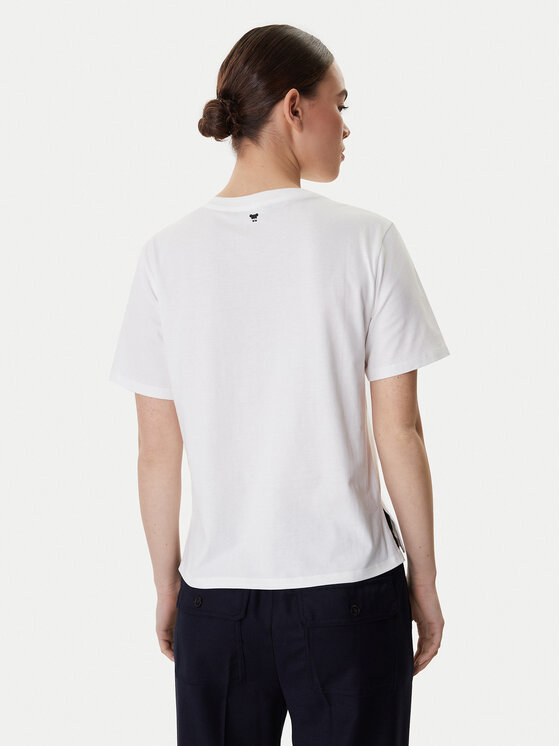 Weekend Max Mara Weekend Max Mara Camiseta West 2615971041 Blanco Regular Fit