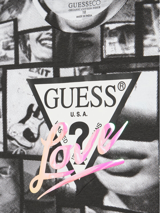 Guess Guess T-shirt J5YI07 K6YW4 Nero Regular Fit
