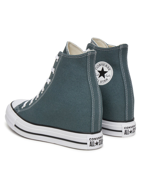 Converse Кеди Converse Chuck Taylor All Star Wedge A13841C Зелений