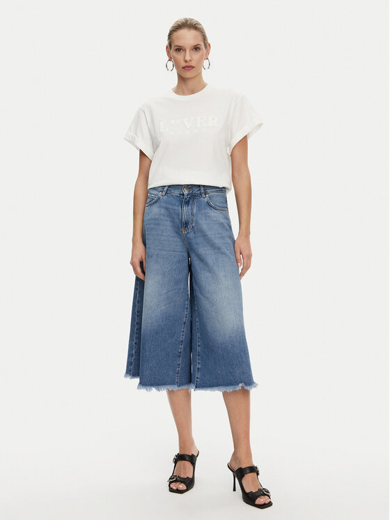 PINKO PINKO Футболка Torcetti 104605 A2D1 Білий Regular Fit