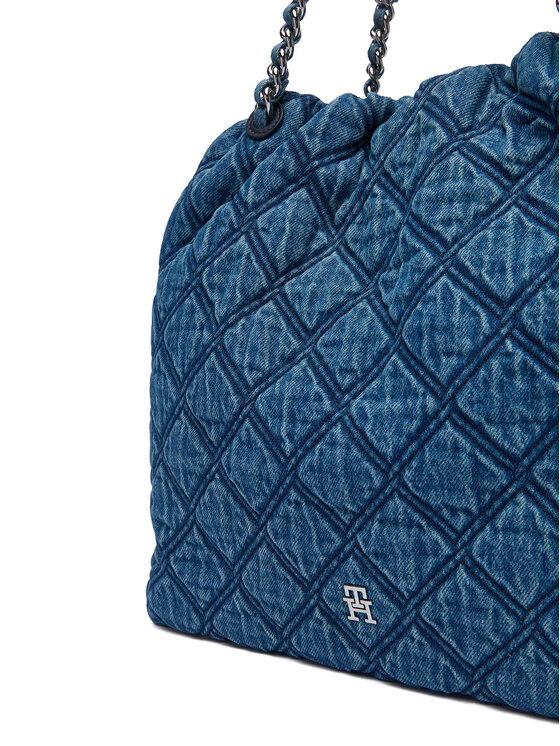 Tommy Hilfiger Soma Tommy Hilfiger Th Feminine Tote Denim AW0AW18866 Zils