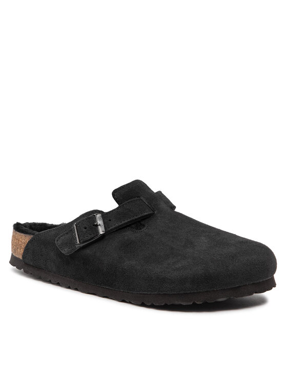 Birkenstock Шльопанці Birkenstock Boston Vl/Sheraling 0259881 Чорний
