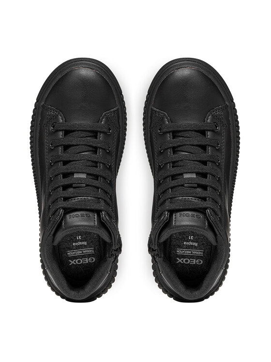 Geox Sneakersy Geox J Laquinny Girl B Abx J661JD 000BC C9999 M Černá