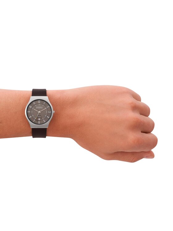 Skagen Годинник Skagen Malbye Gent SKW6909 Коричневий