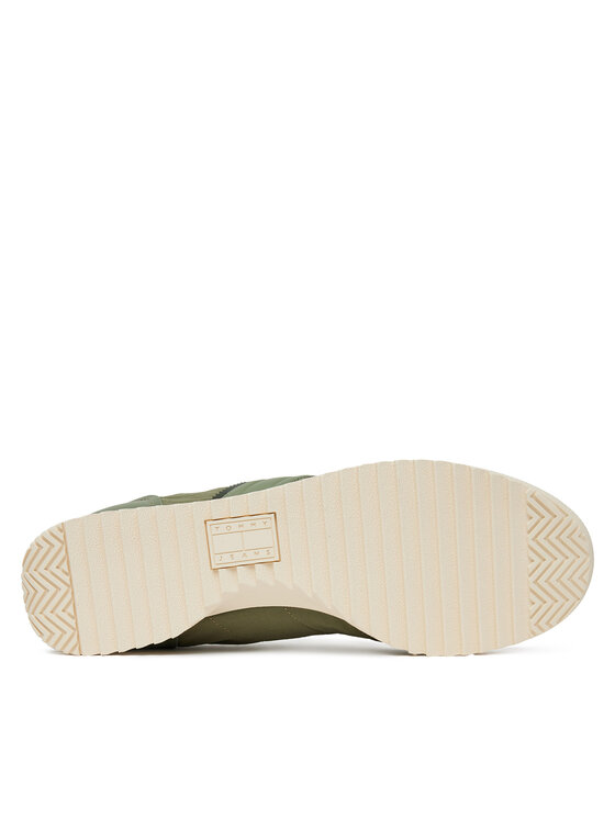 Tommy Jeans Сникърси Tommy Jeans Tjm Runner Cleated Mix Mat. EM0EM01598 Зелен
