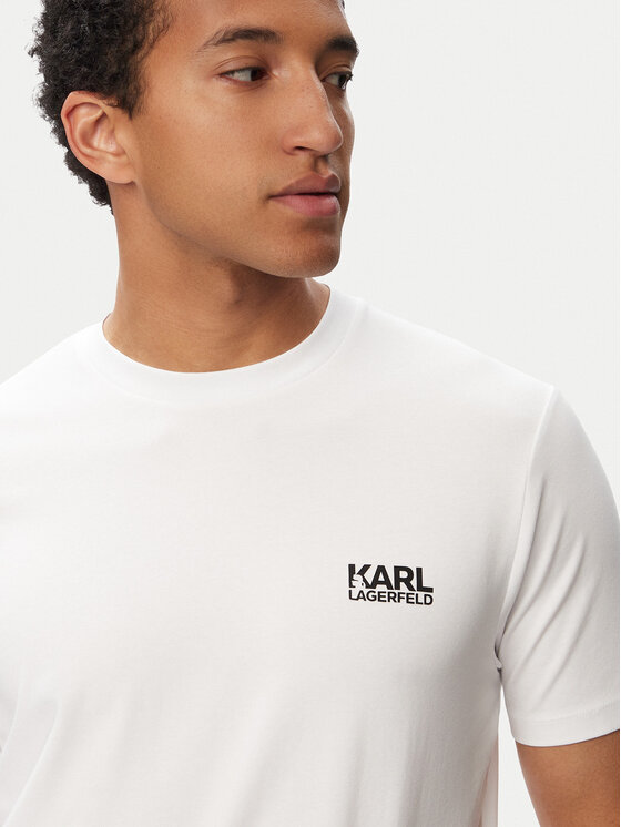 KARL LAGERFELD KARL LAGERFELD Camiseta 755781 563235 Blanco Regular Fit