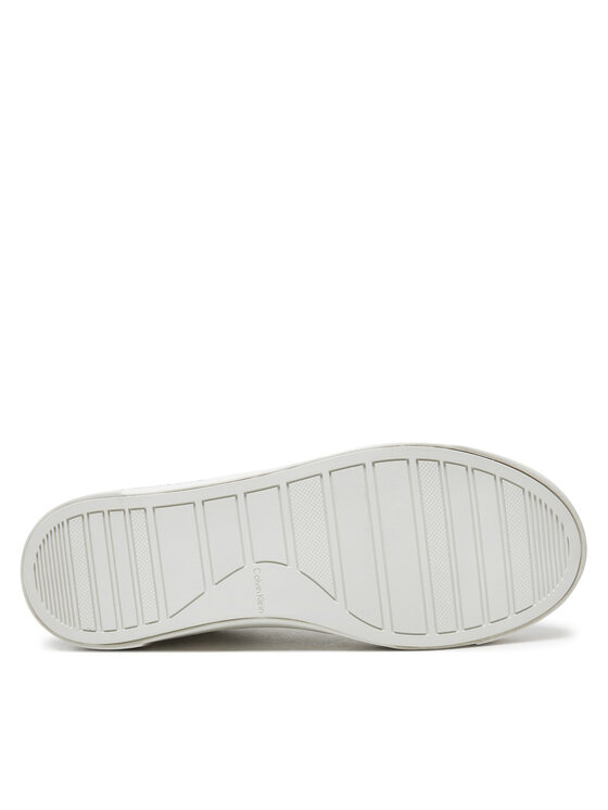Calvin Klein Αθλητικά Calvin Klein Cupsole Lace Up W/Ml Lth HW0HW02201 Λευκό