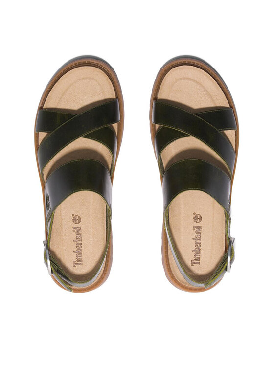 Timberland Szandál Timberland Clairemont Way Cross Strap Sandal TB0A2KZ5EEQ1 Khaki