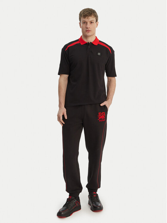 HUGO HUGO Polo Dunios_RB 50559650 Negro Regular Fit