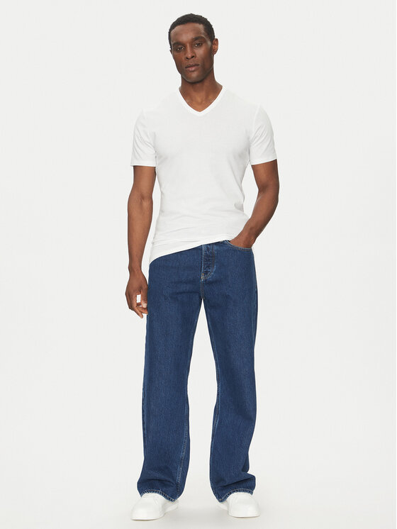Calvin Klein Underwear Calvin Klein Underwear Komplet t-shirt majic﻿ LV00NB4186 Bela Slim Fit