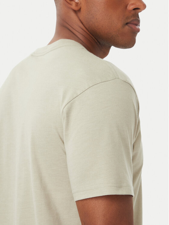 Quiksilver Quiksilver Camiseta Feel The Outside EQYZT08004 Beis Regular Fit