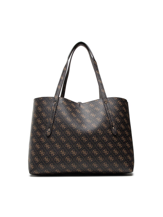 Guess Τσάντα Guess Eco Brenton Tote HWESG8 39023 Καφέ