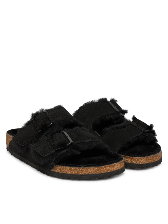 Birkenstock Şlapi Birkenstock Arizona Shearling 752661 Negru