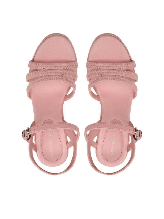 Tommy Hilfiger Espadrillas Tommy Hilfiger Essential Wedge Sandal FW0FW07159 Rosa