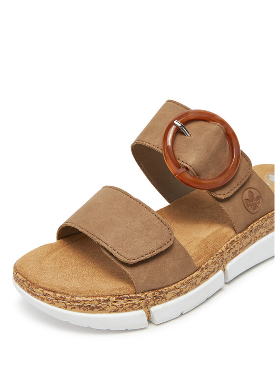 Rieker Nazouváky Rieker V2392-62 Béžová