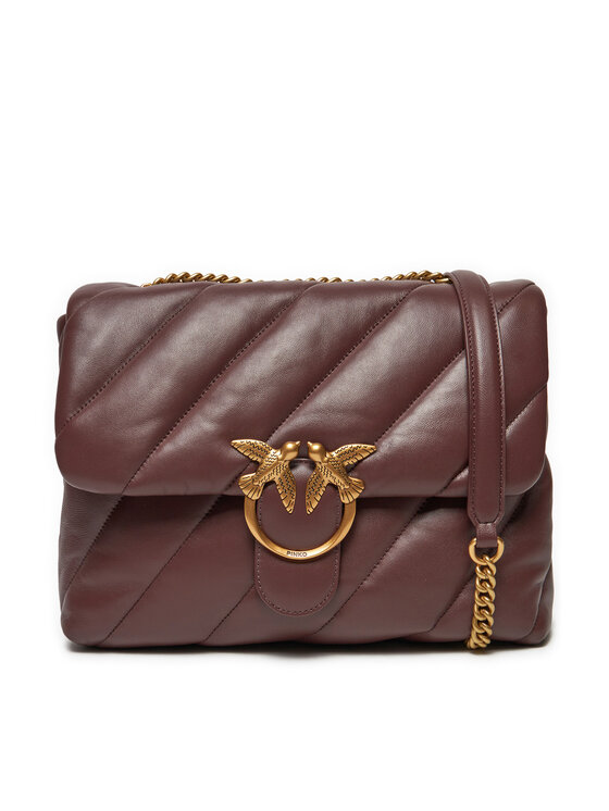 PINKO Ročna torba PINKO Love Puff Big Cl AI 23-24 PLTT 100037 A0F2 Rjava