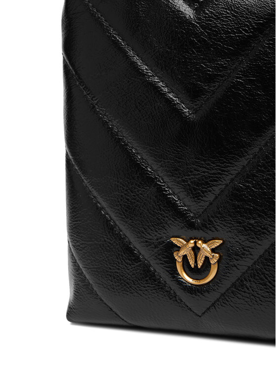 PINKO Borsetta PINKO Flat Satchel AI 25-26 PCPL 105352 A2W2 Nero