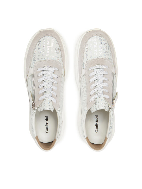 Comfortabel Sneakersy Comfortabel 951257-03 Biela