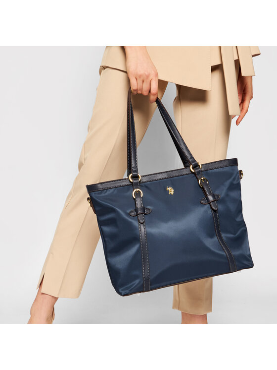 U.S. Polo Assn. Torbica U.S. Polo Assn. Houston Shopping BIUHU4911WIP212 Tamnoplava