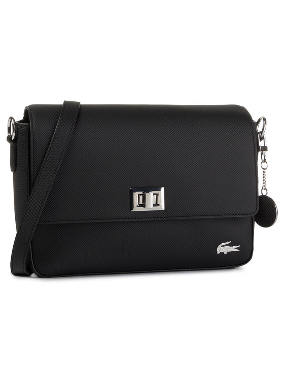 Lacoste Rankinė Lacoste Flap Crossover Bag NF2770DC Juoda