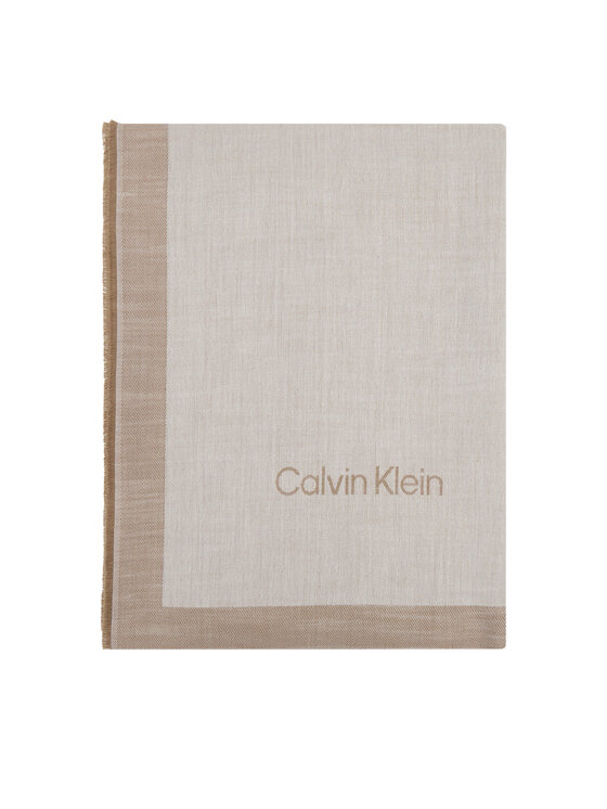 Calvin Klein Бандана Calvin Klein Calvin Chambray Square Scarf LV04F8085G Бежов