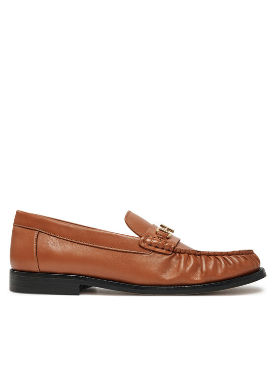 Tommy Hilfiger Mokasīni Tommy Hilfiger Soft Leather Horsebit Loafer FW0FW08414 Oranžs
