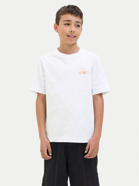 Jack & Jones Junior Jack & Jones Junior Футболка Canggu 12278649 Білий Relaxed Fit