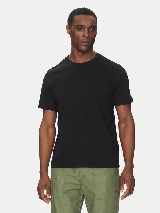 Champion Champion Футболка 220761 Чорний Loose Fit