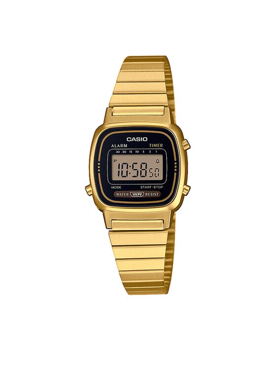 Casio Ρολόι Casio Vintage LA670WEGA-1EF Χρυσό