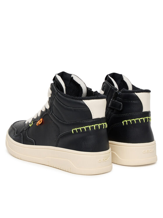 Geox Sneakersy Geox J Lestrella J56NLA 000BC C9999 D Čierna