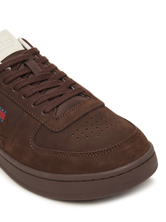 Tommy Jeans Zapatillas Tommy Jeans Archive 98' Nubuck Court EM0EM01788 Marrón oscuro