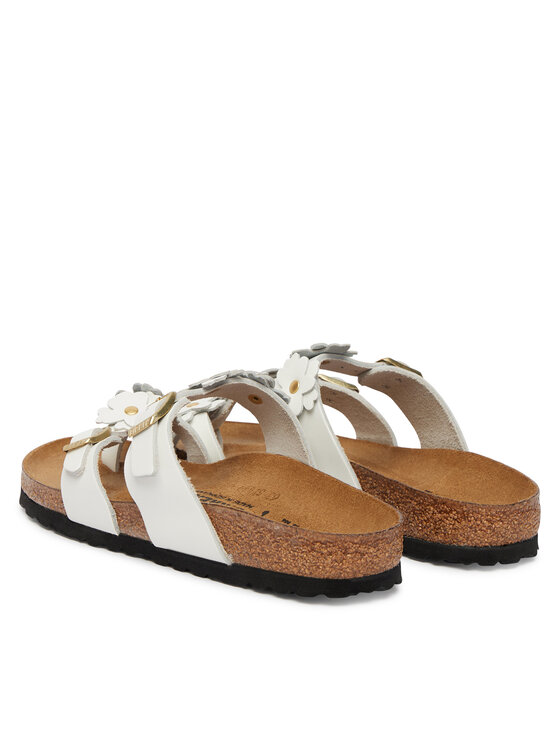 Birkenstock Σαγιονάρες Birkenstock Mayari Flowe Embellishment 1032060 Λευκό