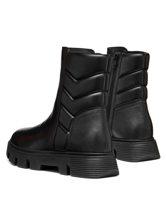 Geox Členková obuv Geox D Vilde D46UAB 0TUBC C9999 Čierna