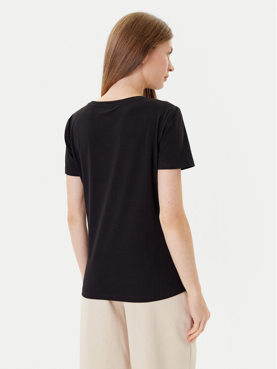 Guess Guess T-shirt V5YI13 J1314 Crna Regular Fit
