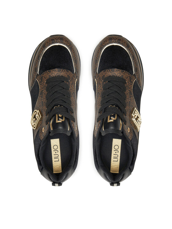 Liu Jo Sneakersy Liu Jo Maxi Wonder 73 BF4007 EX057 Brązowy