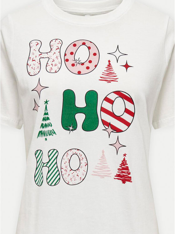 ONLY ONLY T-Shirt Rosie 15332339 Λευκό Regular Fit