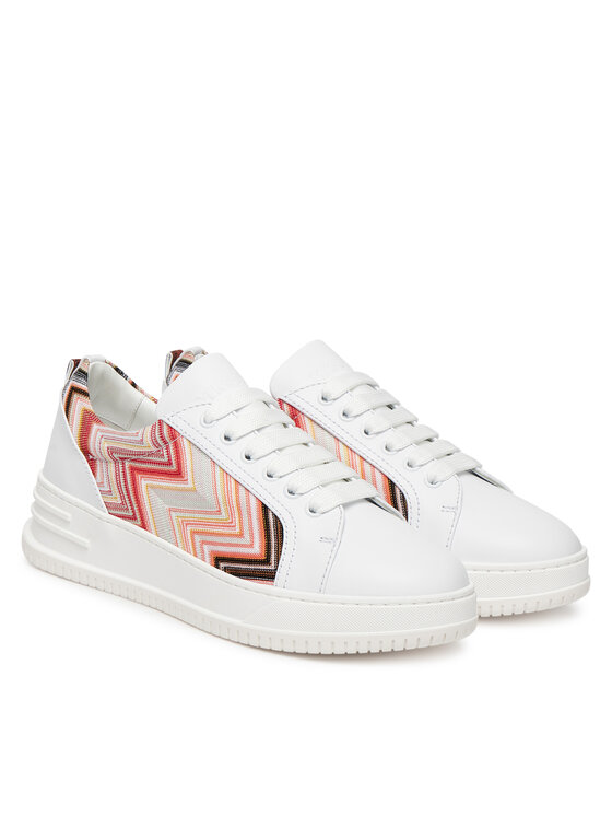 M Missoni Sneakersy M Missoni Alex MWF060_002 Biela