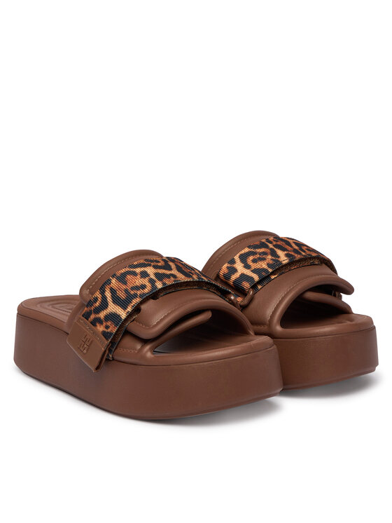 Melissa Шльопанці Melissa Melissa Free Fuzzy Slide Platform Ad 37835 Коричневий