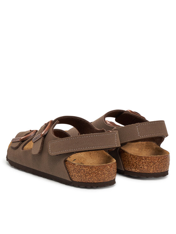 Birkenstock Sandales Birkenstock Milano As Kids 1029474 S Brūns