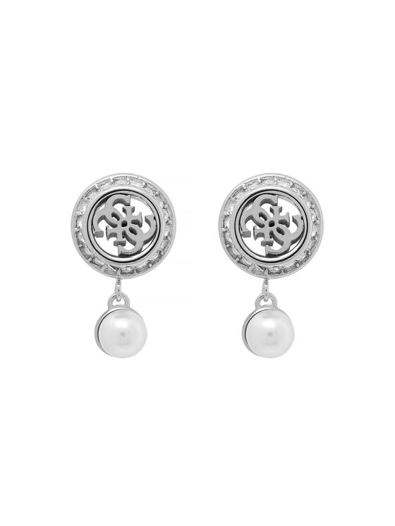 Guess Auskarai Guess JUBE05 517JW Sidabrinė