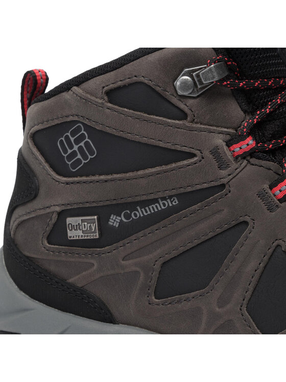 Columbia Παπούτσια πεζοπορίας Columbia Lincoln Pass Mid Ltr Outdry YL5365 Γκρι