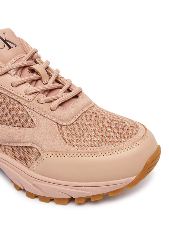 Calvin Klein Sneakersy Calvin Klein Hike Runner Mesh Mix Ck YW0YW01994 Oranžová
