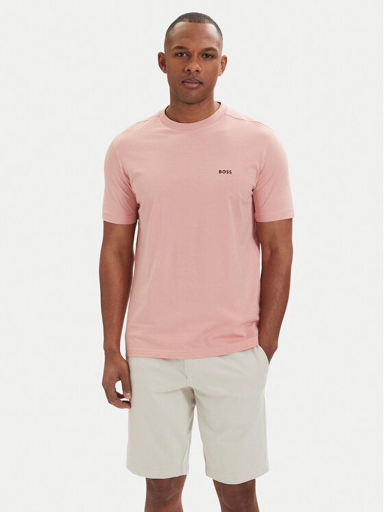 BOSS BOSS Camiseta 50506373 Rosa Regular Fit