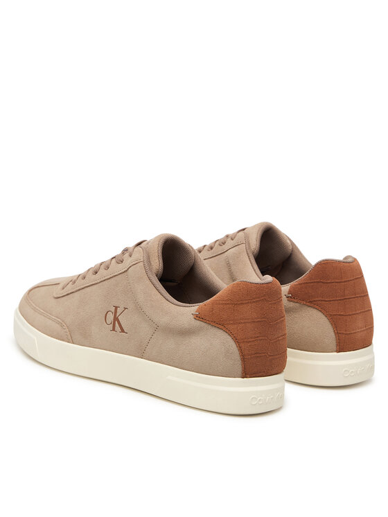 Calvin Klein Сникърси Calvin Klein Low Prof Cupsole Laceup Croc Bt HM0HM02285 Бежов